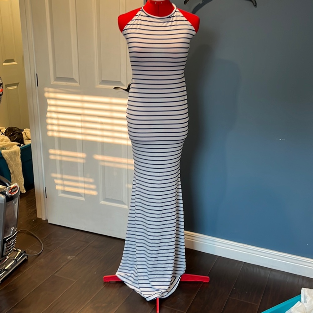 Maxi striped dress